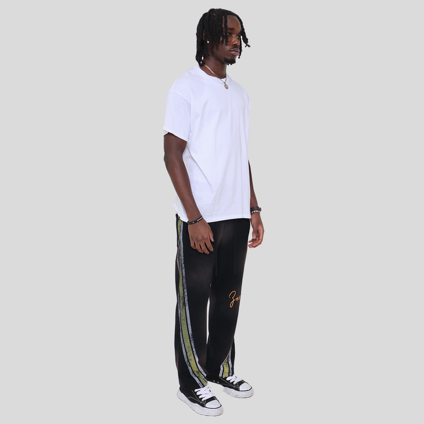 Zeri Logo Pants (Black)